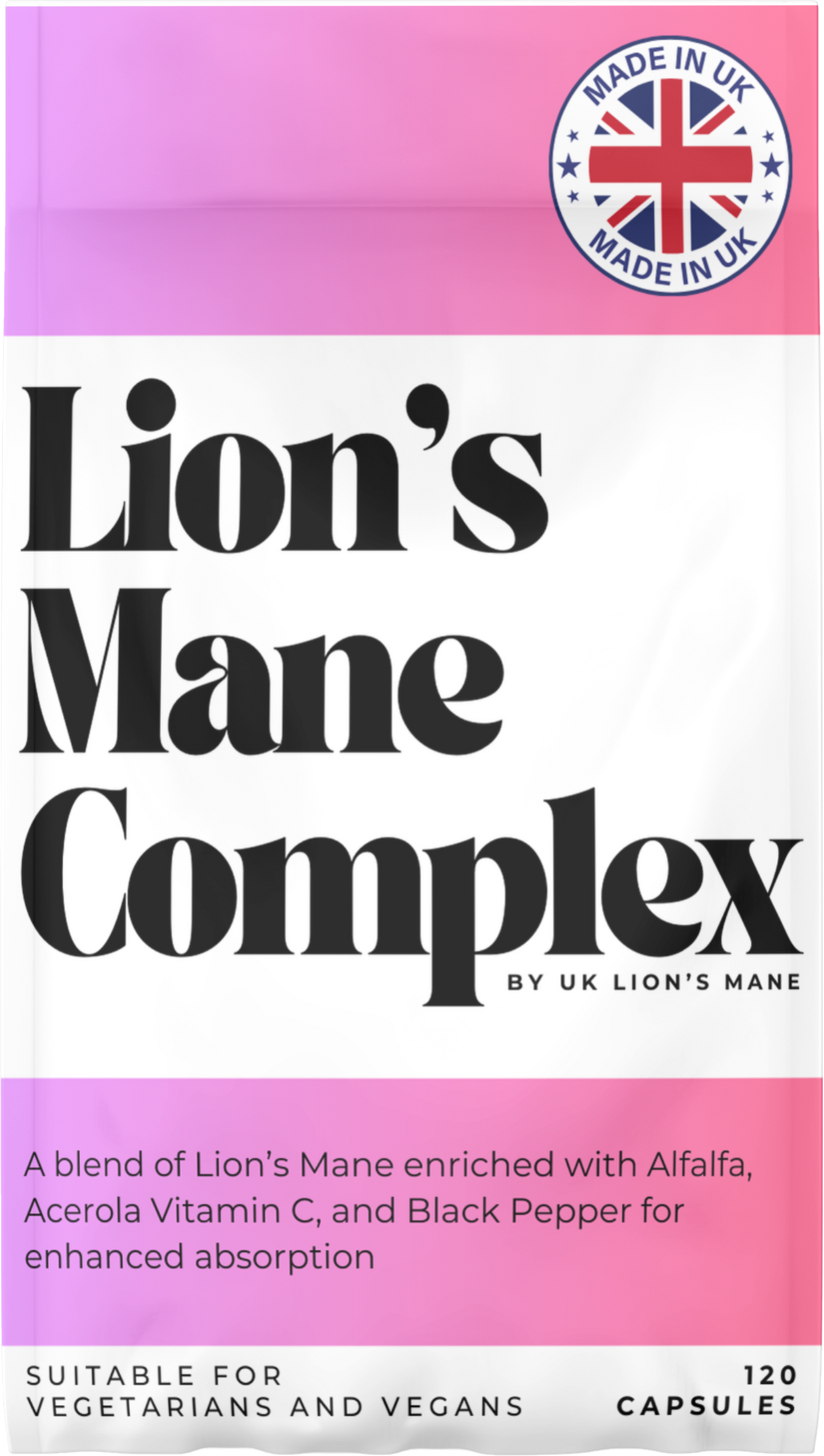 Lion's Mane Complex Capsules - 120 Capsules
